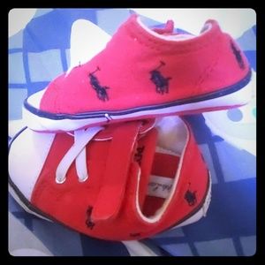 Ralph Lauren Polo Baby Booties